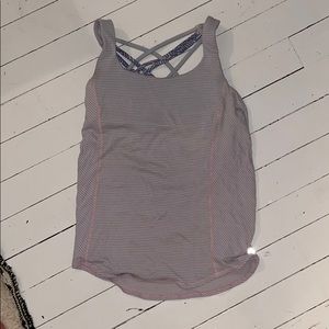 Scoop back tank
